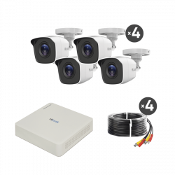  KIT de Vigilancia HILOOK TurboHD 720p  KIT7204BM(C) 