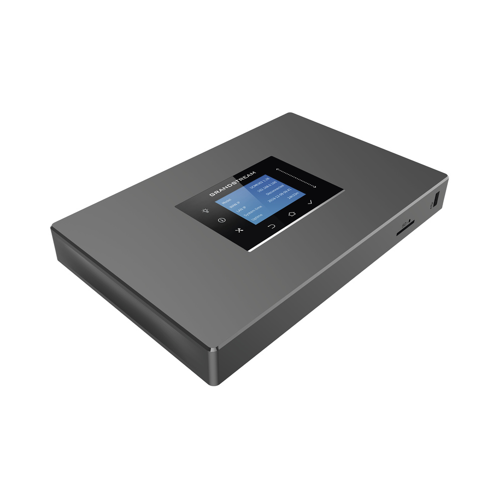 Conmutador IP-PBX para hasta 500 usuarios y 75 llamadas simultaneas, 1FXO, 1FXS