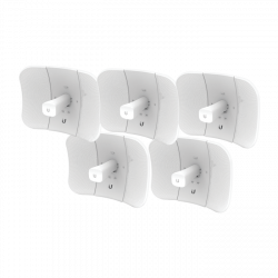 Kit 5 LiteBeam Ubiquiti airMAX AC GEN2 5GHz 23 dBi hasta 450 Mbps