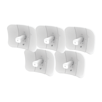 Kit 5 LiteBeam Ubiquiti airMAX AC GEN2 5GHz 23 dBi hasta 450 Mbps