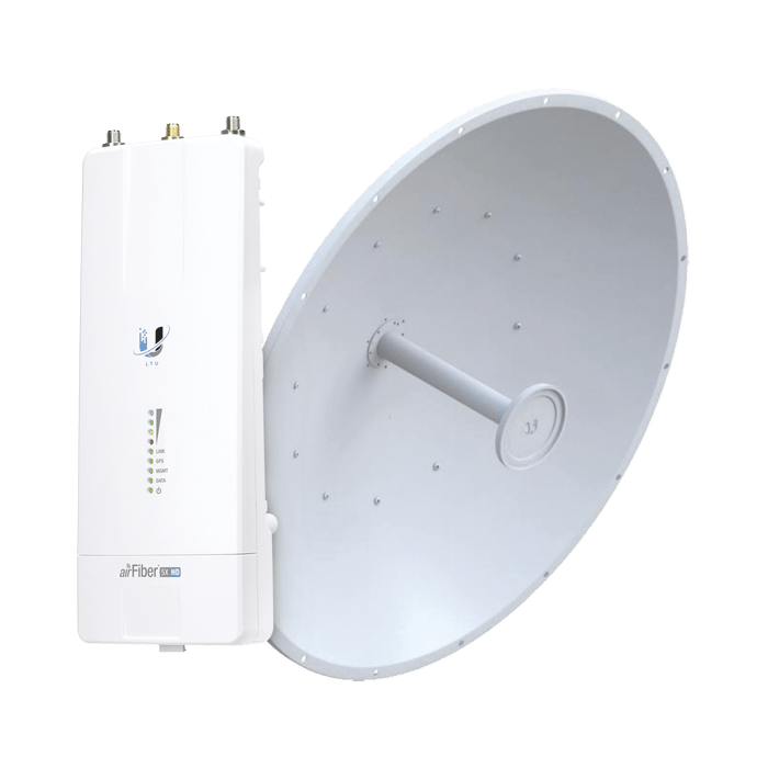 Kit AirFiber AF5X-HD con Antena Fiber 34 dBi Slant-45