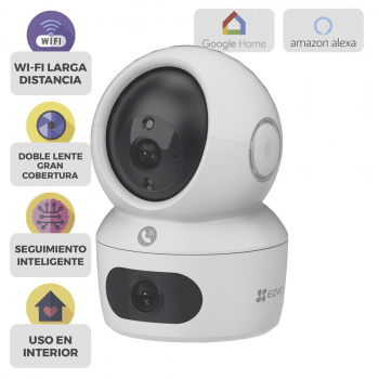 Cámara PT Doble Lente / 4 Megapíxel / Wi-Fi / IA Detección Humana / CS-H7C