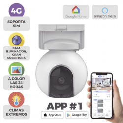 Cámara 4G / Batería Recargable / Visión Nocturna Color 