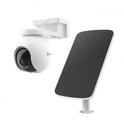 Kit Cámara con Batería y Panel Solar / Wi-Fi / Memoria Interna 32GB