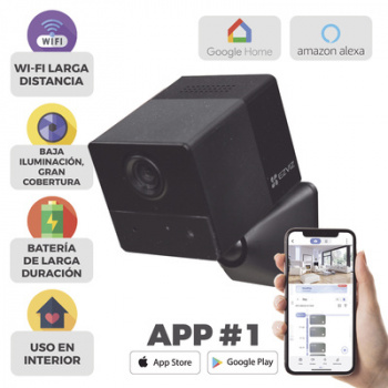 Mini Cámara IP Inalámbrica Con Batería Recargable (Cero Cables)