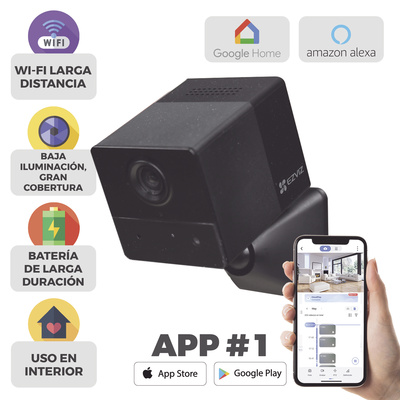 Mini Cámara IP Inalámbrica Con Batería Recargable (Cero Cables)