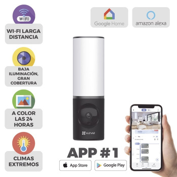Cámara IP 4 Megapíxel / Wi-Fi / Lampara Integrada