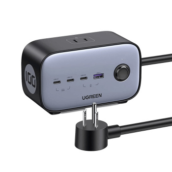 Cargador de Escritorio y Tomacorriente Múltiple | 3 Puertos USB-C
