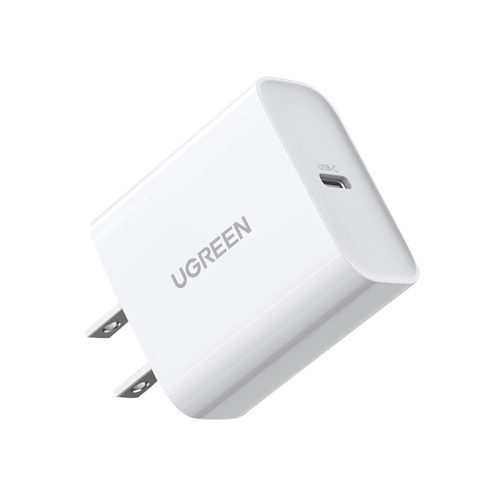 Cargador USB-C de 20W | 1 USB-C de Carga Rápida | QC4.0+