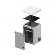 Gabinete de Exterior con Rack de 19" de 24U con Ventiladores y Termostato