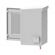 Gabinete de Exterior con Rack de 19" de 24U con Ventiladores y Termostato