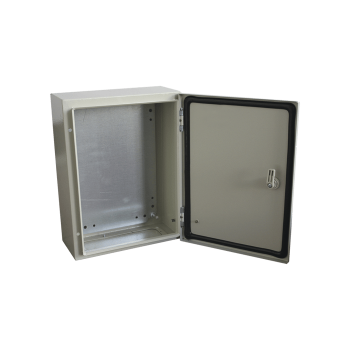 Gabinete de Acero IP66 Uso en Intemperie (300 x 400 x 200 mm)(Chapa y Llave T).