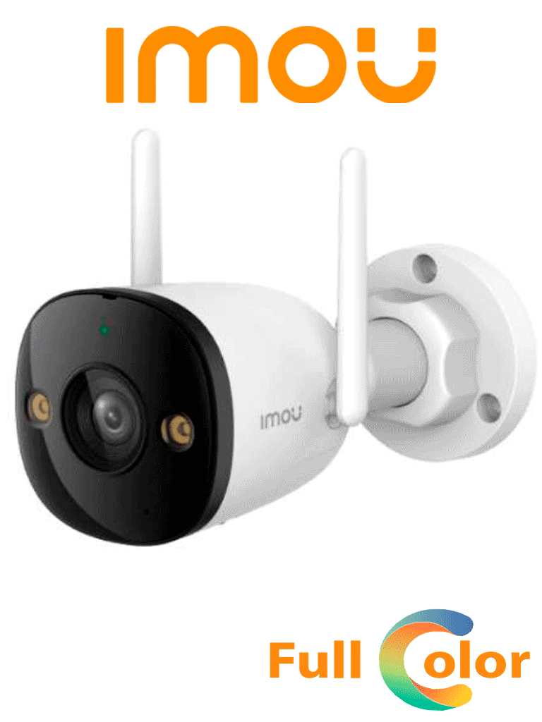 IMOU Bullet 2E 3Mp (IPC-K3DN-3H0WF) - Cámara IP Bullet WiFi de 3MP 