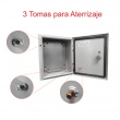 Gabinete de Acero IP66 Uso en Intemperie (250 x 300 x 150 mm)