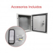 Gabinete de Acero IP66 Uso en Intemperie (250 x 300 x 150 mm)