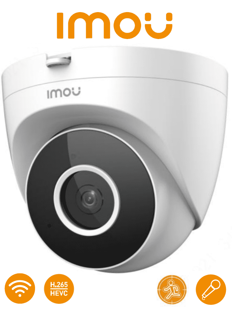 MOU Turret SE (IPC-T22EN)  Camara IP Domo Wifi 2 Megapixeles con lente de 2.8 mm