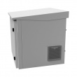 Gabinete de Exterior con Rack de 19" de 9UR con Ventiladores y Termostato