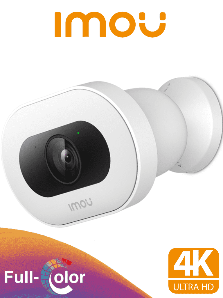 IMOU KNIGHT 4K (IPC-F88FIN) - Cámara IP Bullet WiFi 4K de 8MP con IA, Full Color