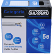 SAXXON OUTP5ECOP100BC - Bobina de Cable UTP Cat5e 100% Cobre/ 100 Metros/Blanco