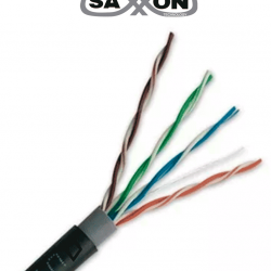 SAXXON OUTPCAT5ECOPEXT100 - Bobina de 100 Metros de Cable UTP Cat5e 100% Cobre