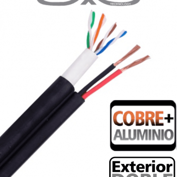 SAXXON OUTP5ECCAEXT2E - Bobina de Cable UTP Cat5e Siames/ 305 Metros