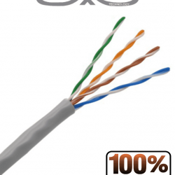 SAXXON OUTPCAT5E - Bobina de Cable UTP Cat5e 100% Cobre/ 305 M/ Bobinado REELEX 