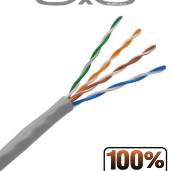 SAXXON OUTPCAT5E - Bobina de Cable UTP Cat5e 100% Cobre/ 305 M/ Bobinado REELEX 