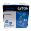 SAXXON OUTP5ECOP305BC-Bobina de Cable UTP Cat5e 100% Cobre/305M/ Bobinado REELEX