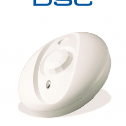DSC BV500 - Detector de movimiento PIR 360° cableado para montaje en techo
