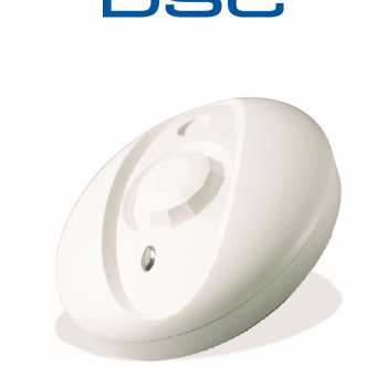 DSC BV500 - Detector de movimiento PIR 360° cableado para montaje en techo
