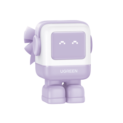 Cargador RobotGaN de 65W Serie UNO | 3 Puertos de Carga Rápida | 2 USB-C